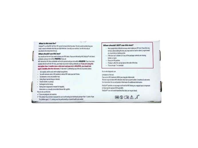 OraQuick HIV Self Test Kit