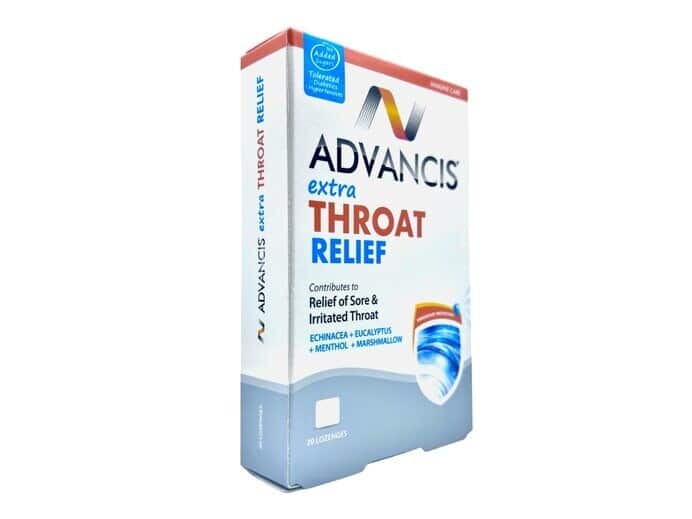 Advancis Extra Throat Relief Lozenges 20’s