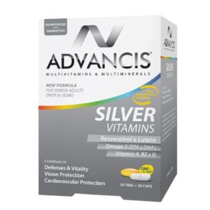Advancis Silver Vitamins 30 Tablets + 30 Capsules