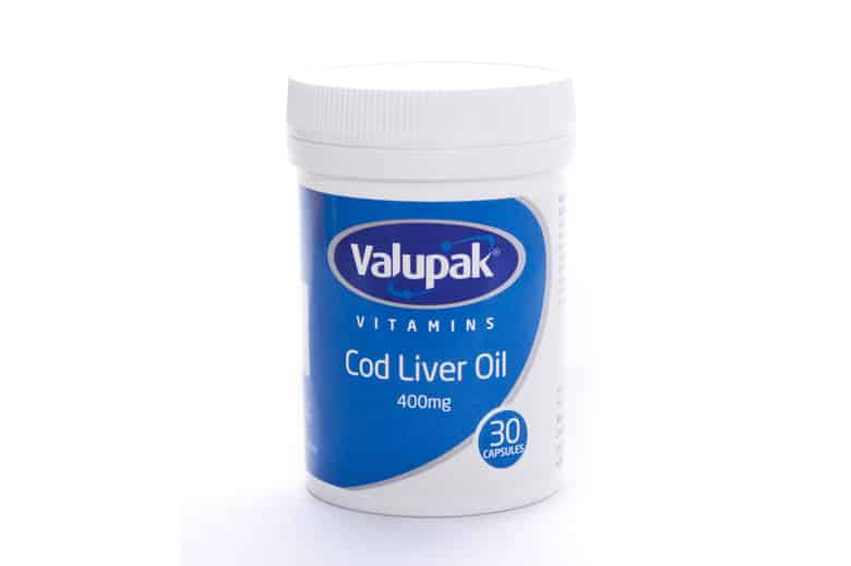 Valupak Cod Liver Oil 400mg Capsules 30's